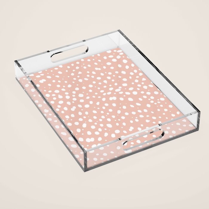 LEOPARD PINK Acrylic Tray Gallery Image 1