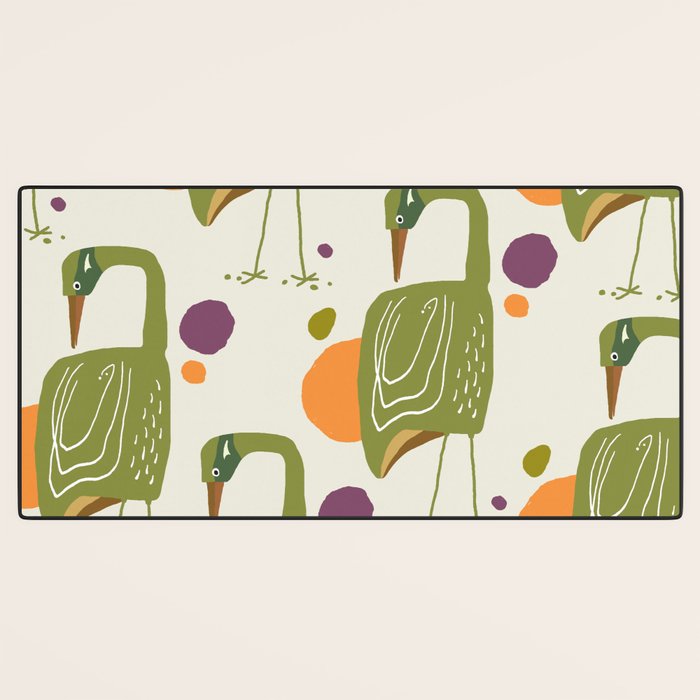 Quirky Brolga Desk Mat Gallery Image 3