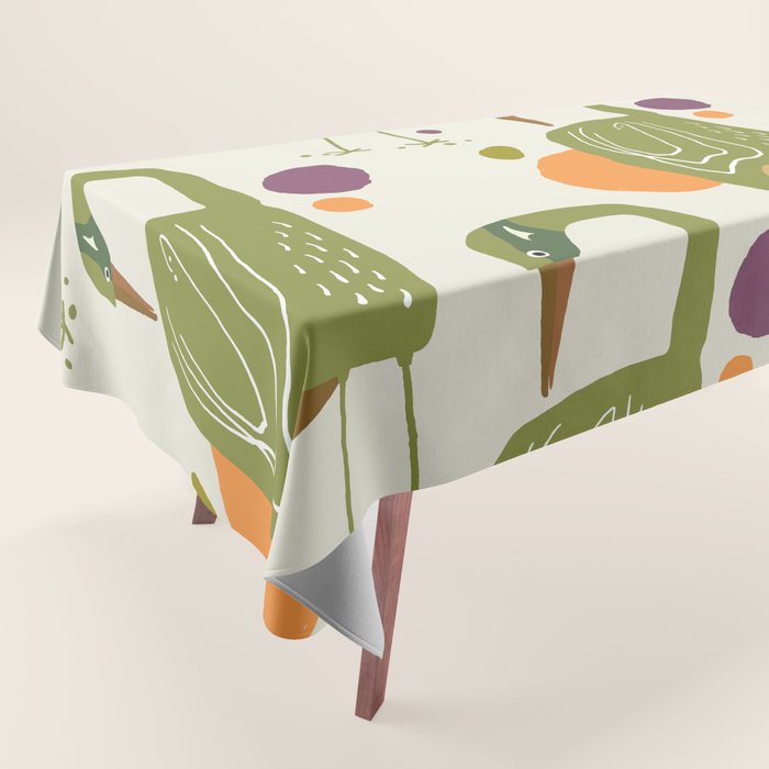 Quirky Brolga Tablecloth Gallery Image 1