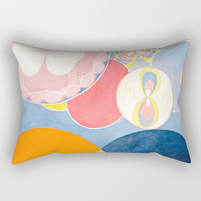Hilma af Klint "The Ten Largest, No. 02, Childhood, Group IV" Rectangular Pillow Gallery Image 2