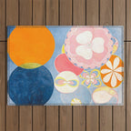 Hilma af Klint "The Ten Largest, No. 02, Childhood, Group IV" Outdoor Rug Gallery Image 1