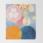 Hilma af Klint "The Ten Largest, No. 02, Childhood, Group IV" Throw Blanket Gallery Image 2