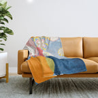 Hilma af Klint "The Ten Largest, No. 02, Childhood, Group IV" Throw Blanket Gallery Image 1