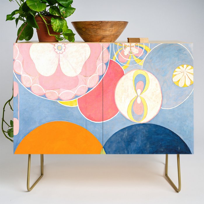 Hilma af Klint "The Ten Largest, No. 02, Childhood, Group IV" Credenza Gallery Image 1