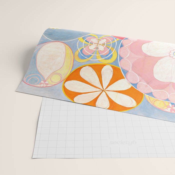 Hilma af Klint "The Ten Largest, No. 02, Childhood, Group IV" Wrapping Paper Gallery Image 2