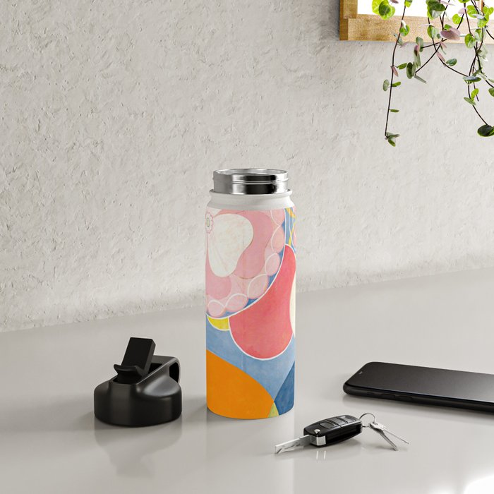 Hilma af Klint "The Ten Largest, No. 02, Childhood, Group IV" Water Bottle Gallery Image 4