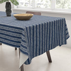 Small Navy Arrowheads Tablecloth Gallery Image 3