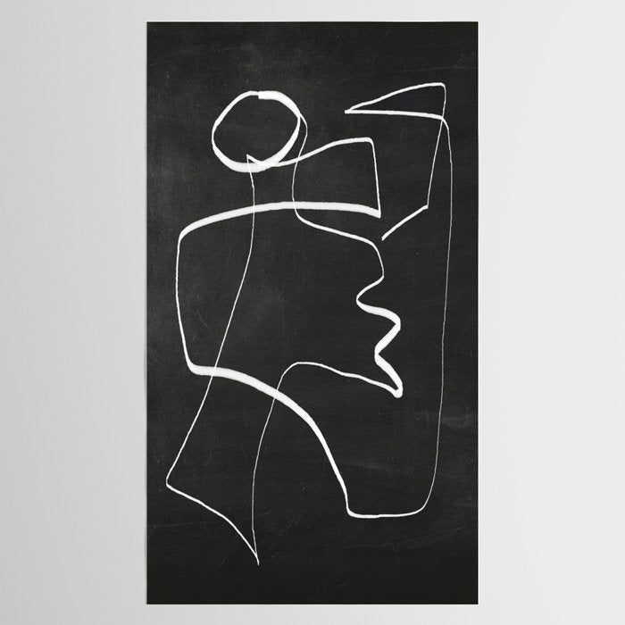 Abstract line art 6/2 Tablecloth Gallery Image 2