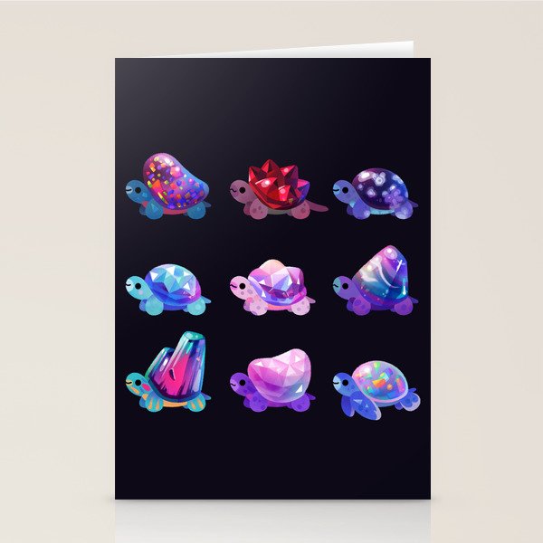 Jewel turtle Stationery Card Gallery Image 1