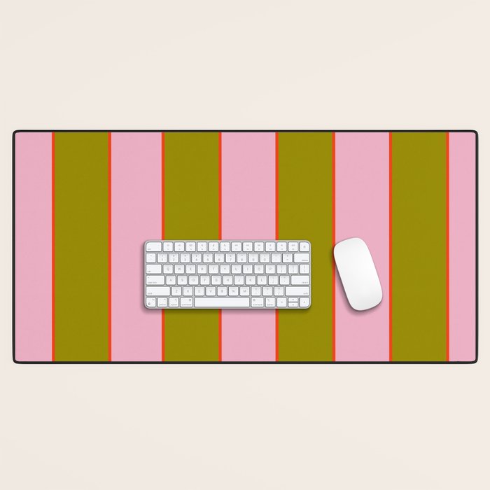 Abstration_GEOMETRIC_RIBBON_STRIPE_LINE_GIFT_LOVE_POP_0930 Desk Mat Gallery Image 1