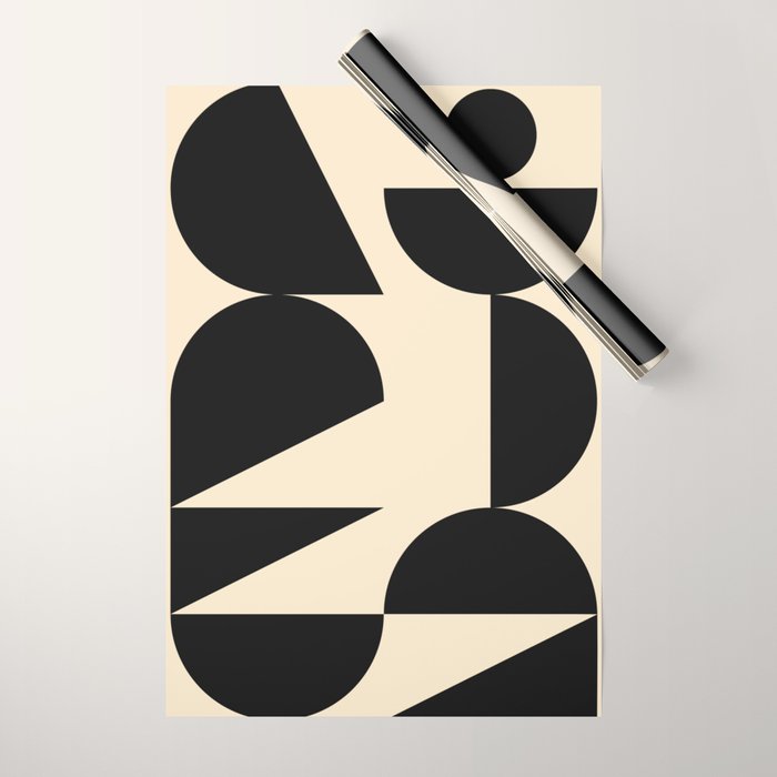 Modern geometric shapes 47 Wrapping Paper Gallery Image 1