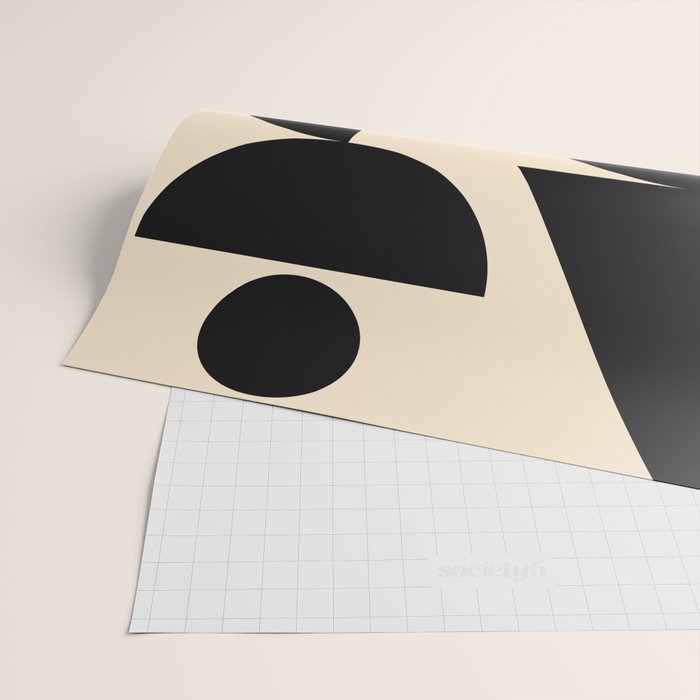 Modern geometric shapes 47 Wrapping Paper Gallery Image 2