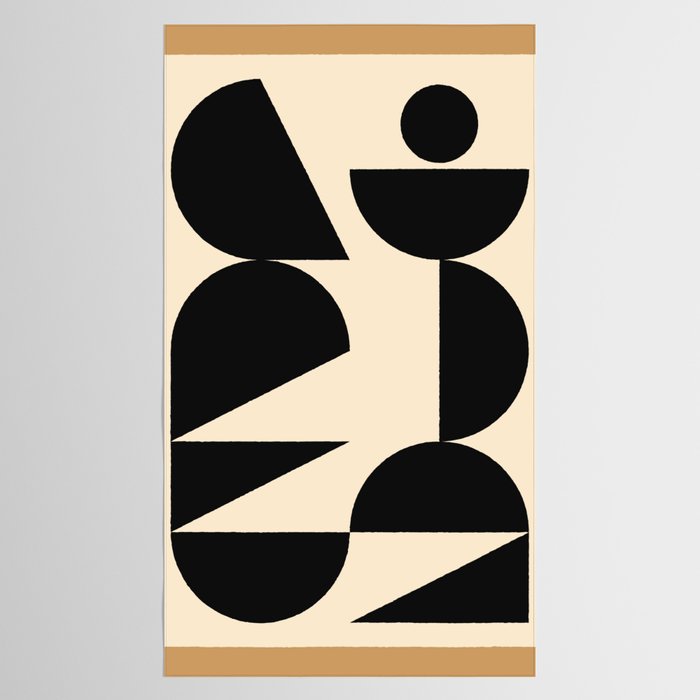 Modern geometric shapes 47 Tablecloth Gallery Image 2