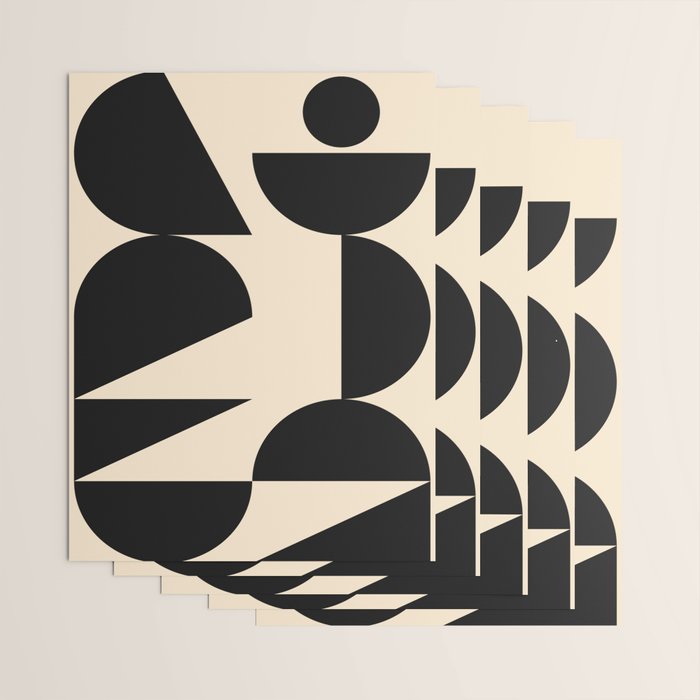 Modern geometric shapes 47 Wrapping Paper Gallery Image 3