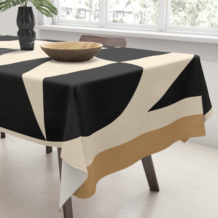 Modern geometric shapes 47 Tablecloth Gallery Image 3