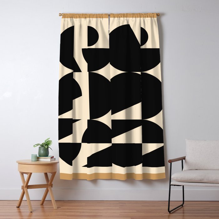 Modern geometric shapes 47 Window Curtain Gallery Image 5
