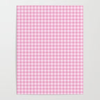 Gingham Plaid Pattern - Pastel Pink Poster Gallery Image 4