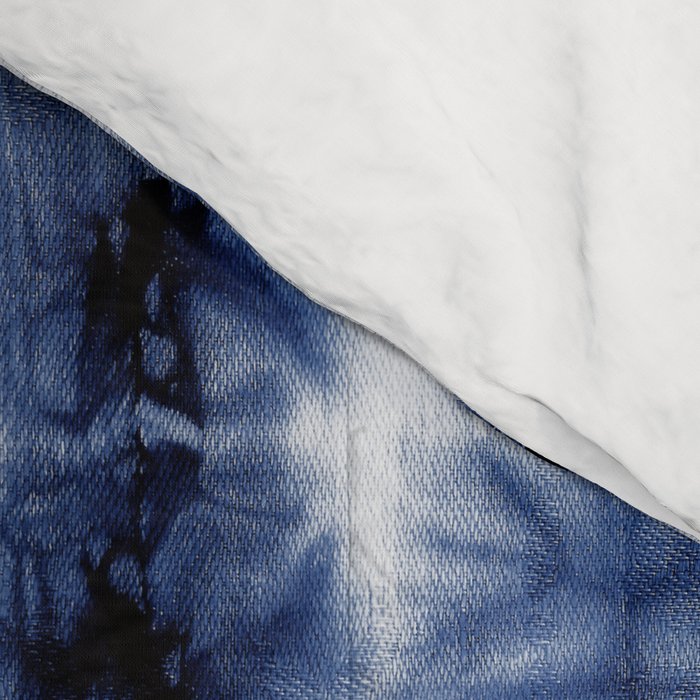 Tiki Shibori Blue Comforter Gallery Image 4