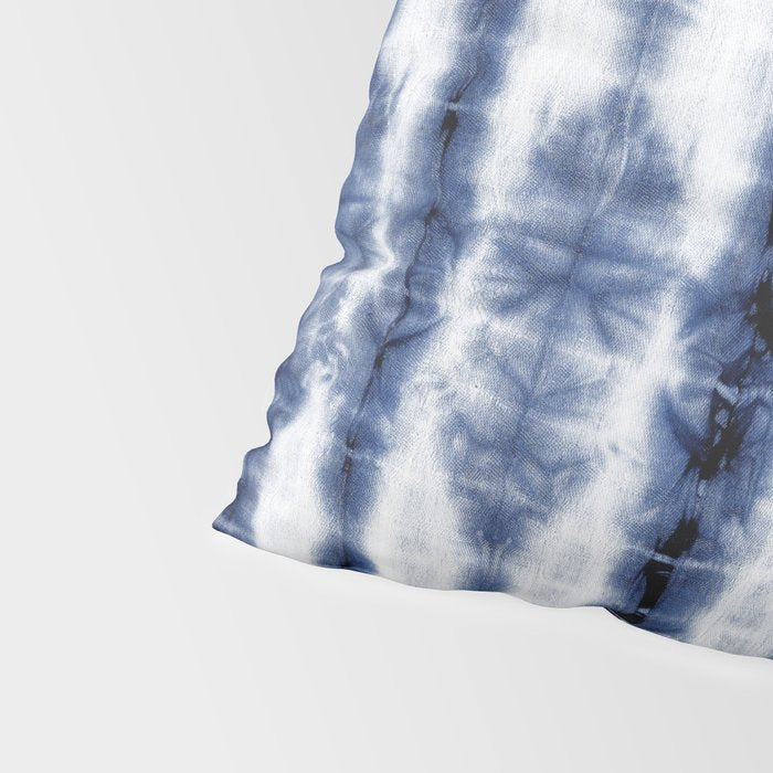 Tiki Shibori Blue Pillow Sham Gallery Image 4