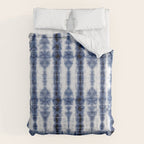 Tiki Shibori Blue Comforter Gallery Image 6