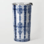Tiki Shibori Blue Travel Mug Gallery Image 2