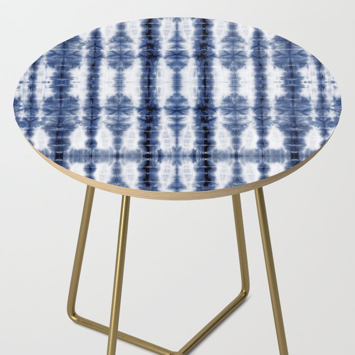 Tiki Shibori Blue Side Table Gallery Image 2