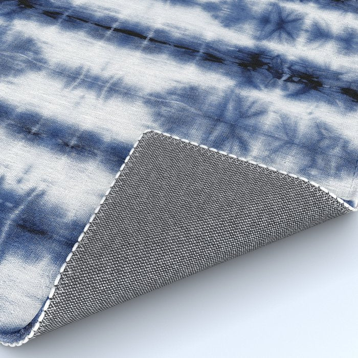 Tiki Shibori Blue Rug Gallery Image 4
