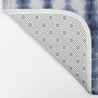 Tiki Shibori Blue Bath Mat Gallery Image 2
