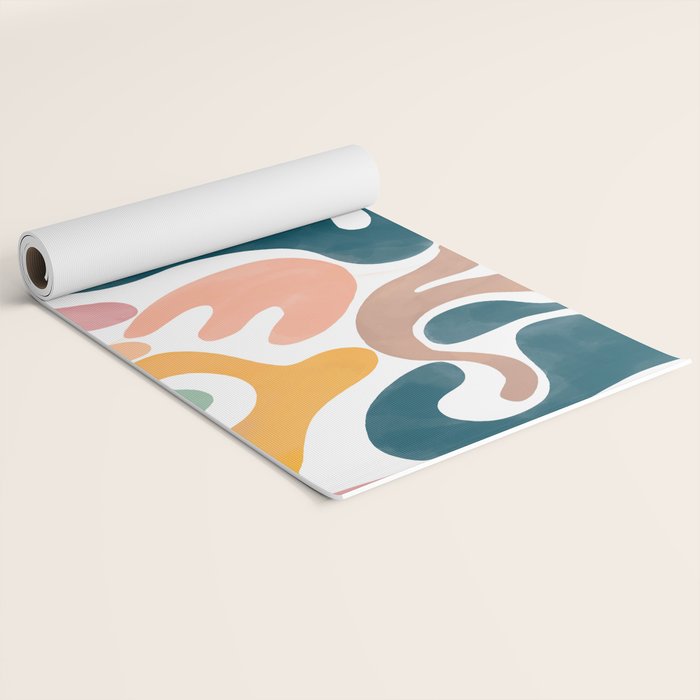 Pastel Blossom Matisse Yoga Mat Gallery Image 2
