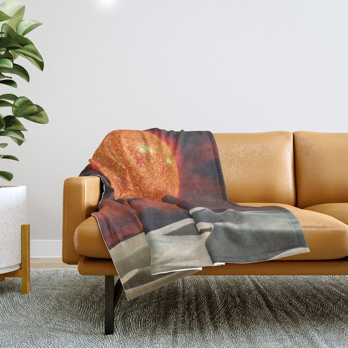 Your Heart Is The Sun Throw Blanket Gallery Image 1