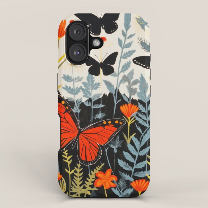 Butterfly Spring Garden iPhone Case Gallery Image 1