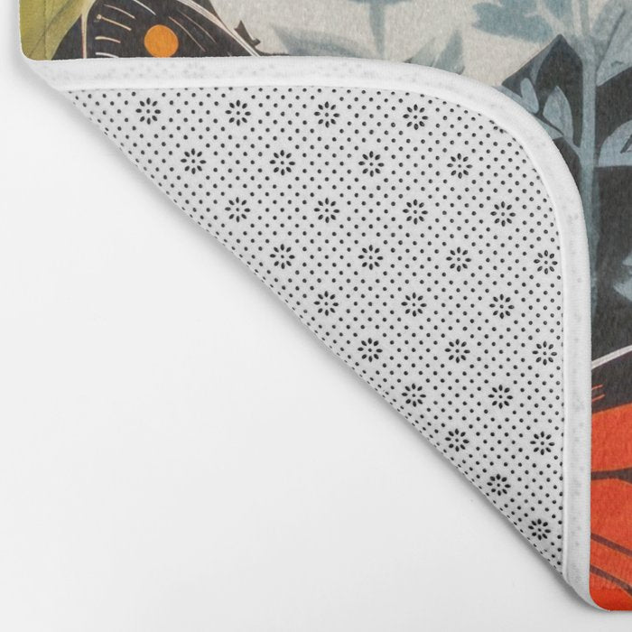 Butterfly Spring Garden Bath Mat Gallery Image 2