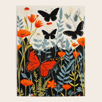 Butterfly Spring Garden Poster Gallery Image 4