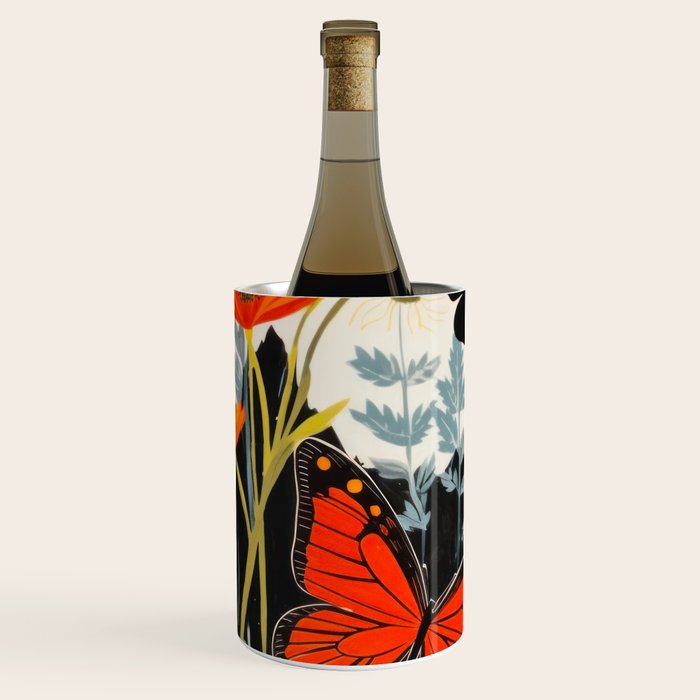 Butterfly Spring Garden Wine Chiller Gallery Image 2