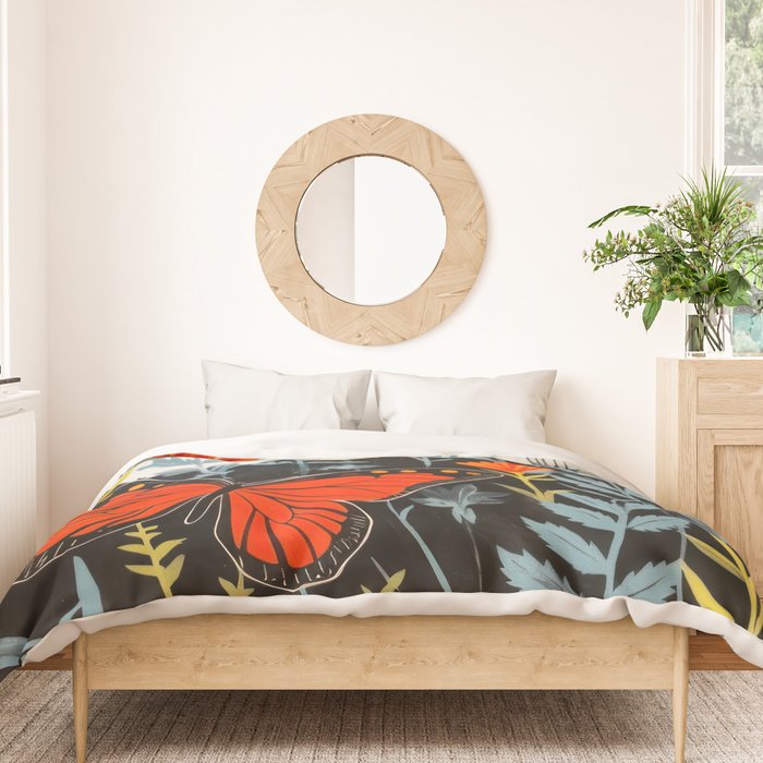 Butterfly Spring Garden Duvet Cover Gallery Image 3