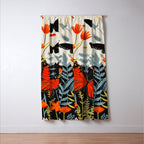 Butterfly Spring Garden Window Curtain Gallery Image 3