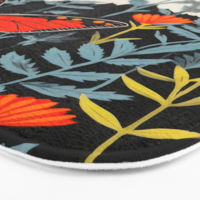 Butterfly Spring Garden Bath Mat Gallery Image 3