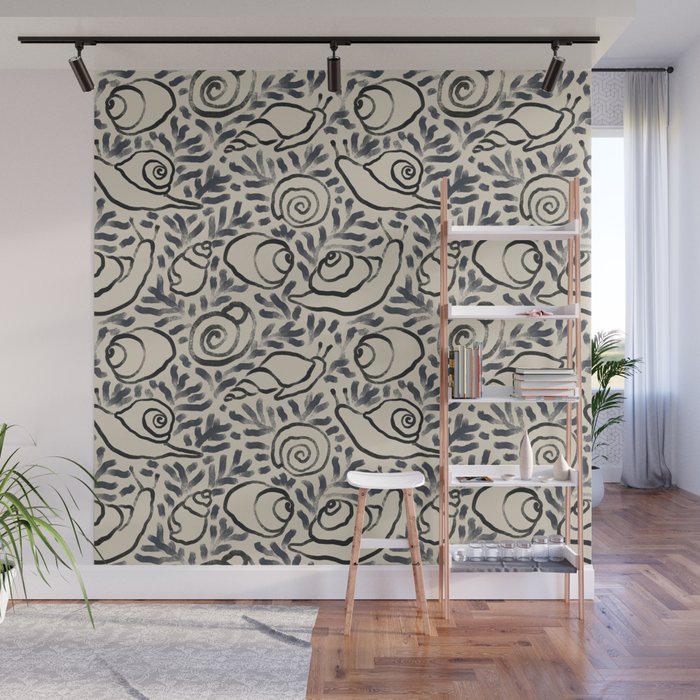 Snail Gardener Wall Mural Gallery Image 1