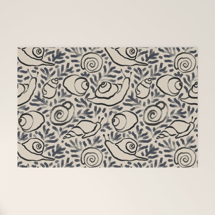 Snail Gardener Welcome Mat Gallery Image 1