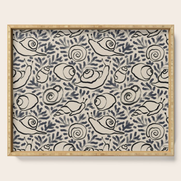 Snail Gardener Serving Tray Gallery Image 1