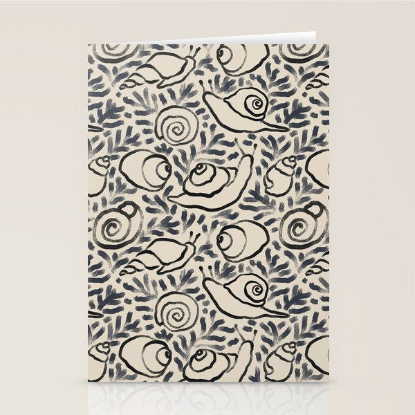 Snail Gardener Stationery Card Gallery Image 1
