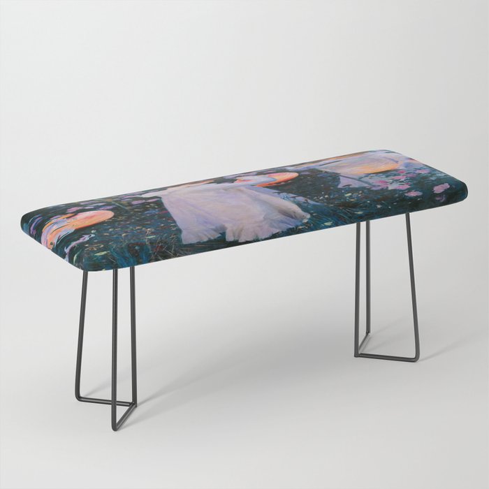 John Singer Sargent Oeillet, Lily, Lily, Rose (1886) Bench Gallery Image 1