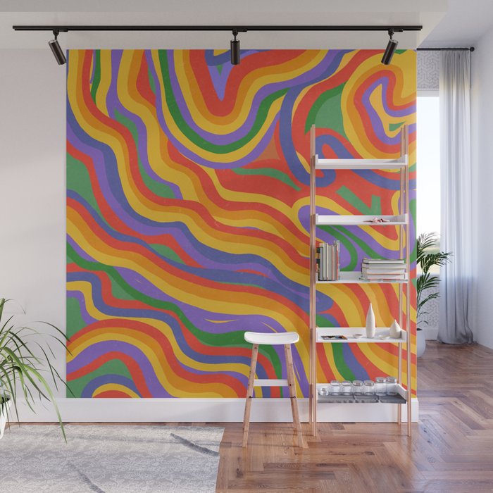 Pride Pattern Wall Mural Gallery Image 1