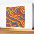 Pride Pattern Wall Mural Gallery Image 2