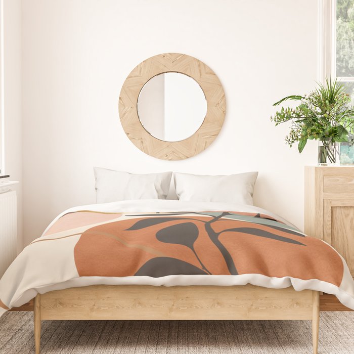 Abstract Minimal Shapes 23 Duvet Cover Gallery Image 3