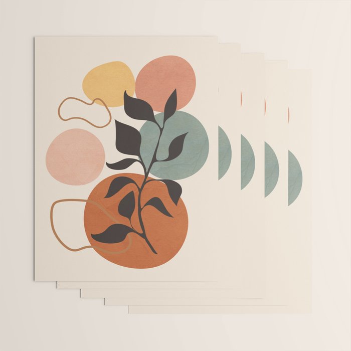 Abstract Minimal Shapes 23 Wrapping Paper Gallery Image 3