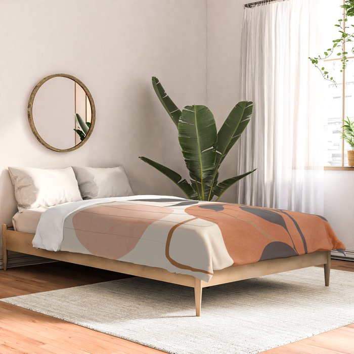 Abstract Minimal Shapes 23 Comforter Gallery Image 2
