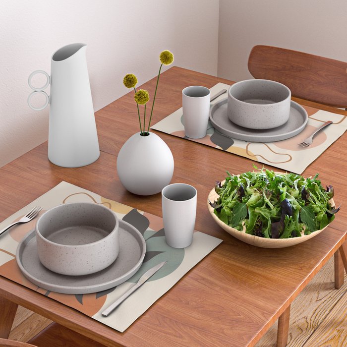 Abstract Minimal Shapes 23 Placemat Gallery Image 2