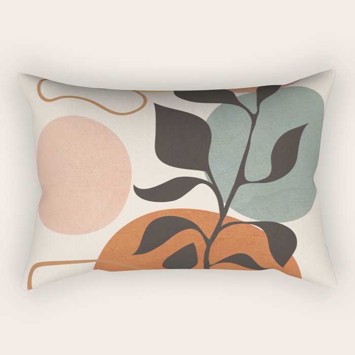 Abstract Minimal Shapes 23 Rectangular Pillow Gallery Image 1