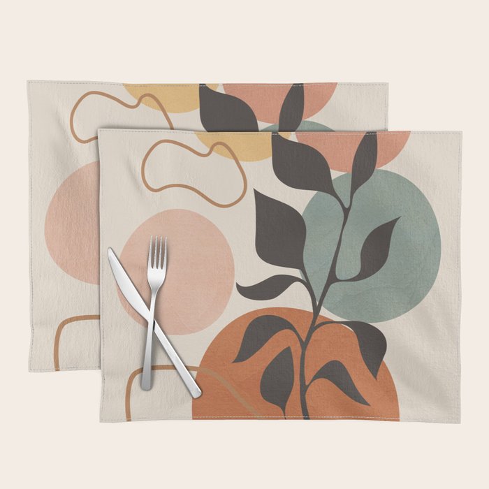 Abstract Minimal Shapes 23 Placemat Gallery Image 1